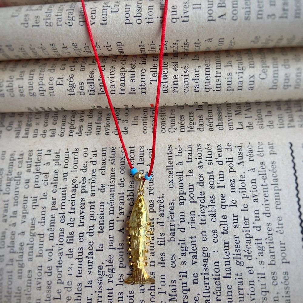 Gold Plated Fish Pendant